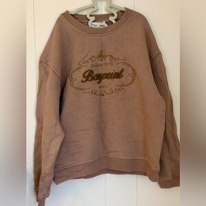 Bonpoint mauve cotton sweater